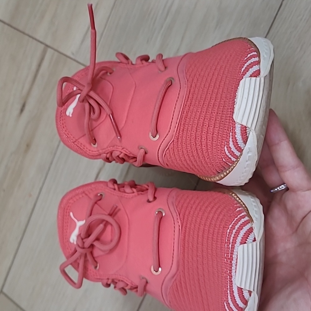 Puma Ignite Peach Gold White Size 9/40 - Picture 8 of 12